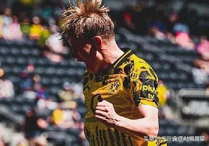 多特蒙德主场大捷，球员赛后激动庆祝胜利，一些所有要求世界男人.